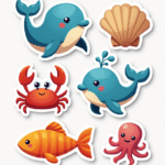 Sea Life  - Sticker Sheet v1